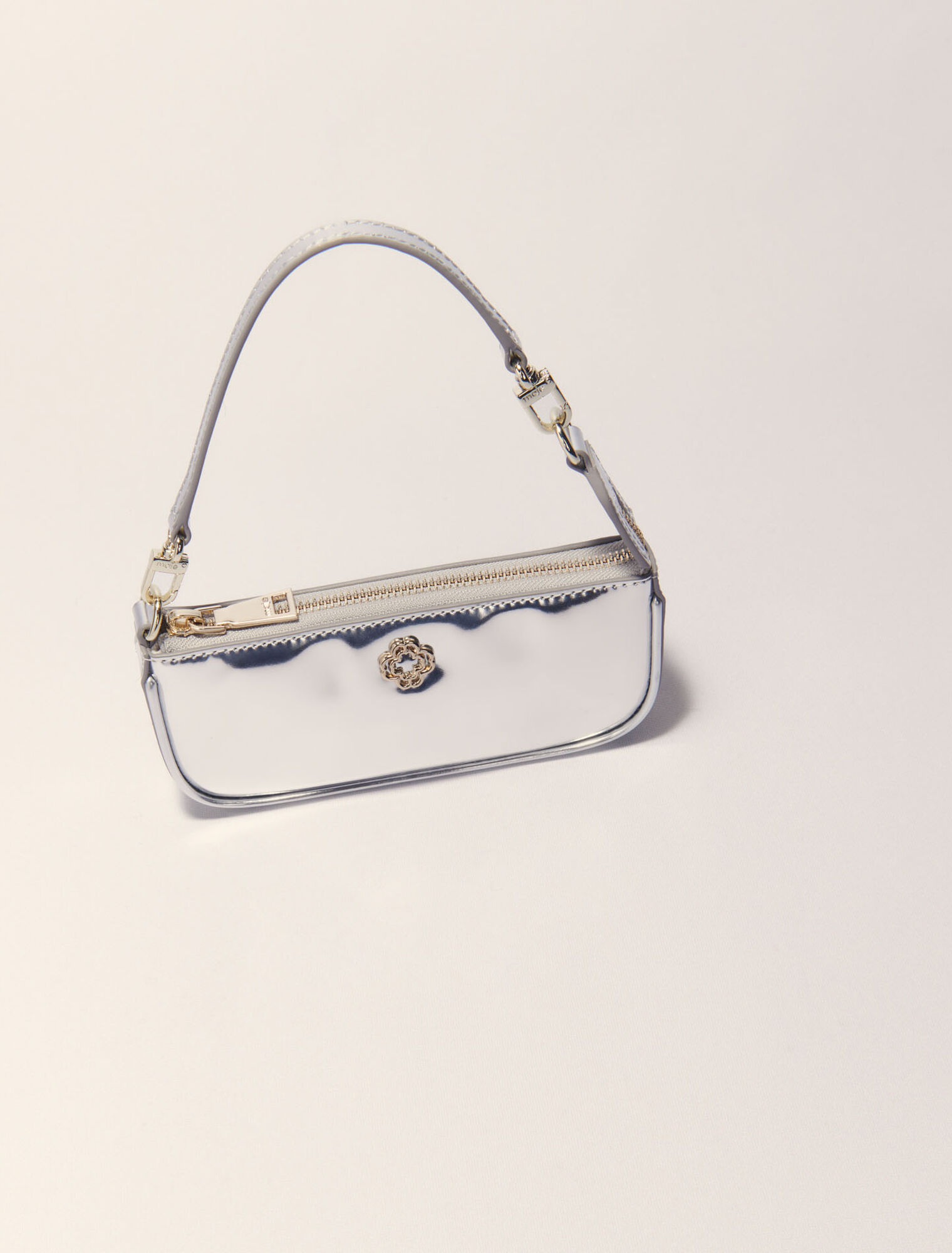 Pochette en cuir miroir