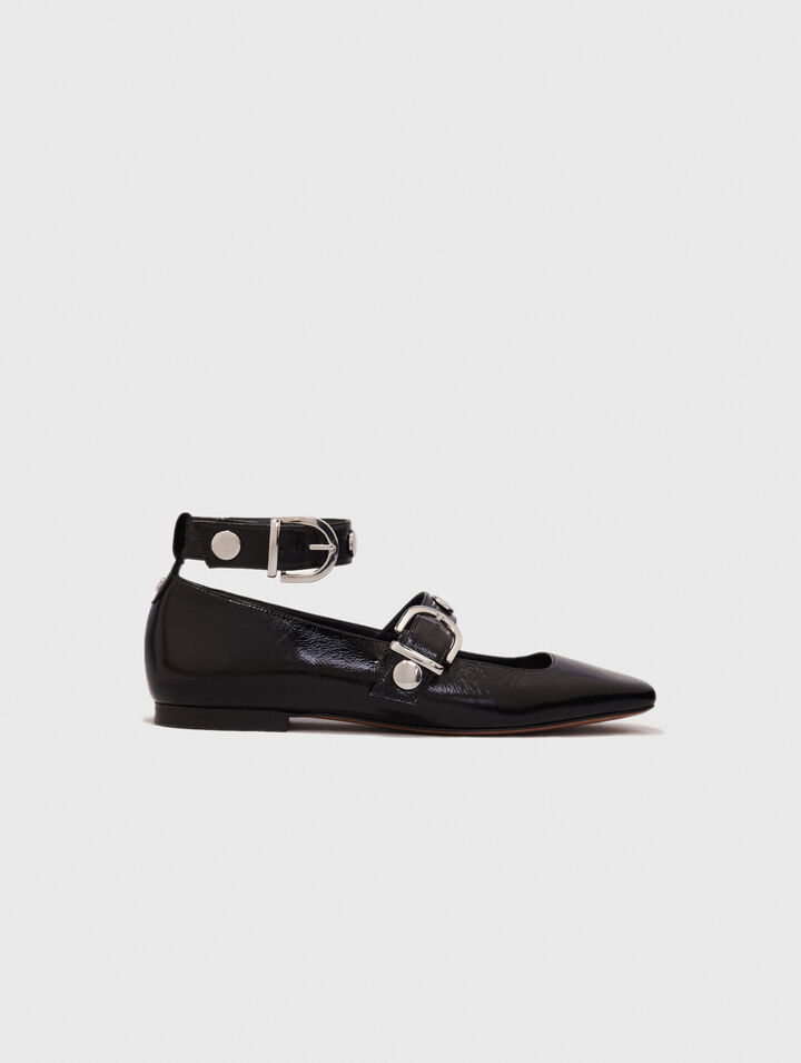 Babies en cuir et studs