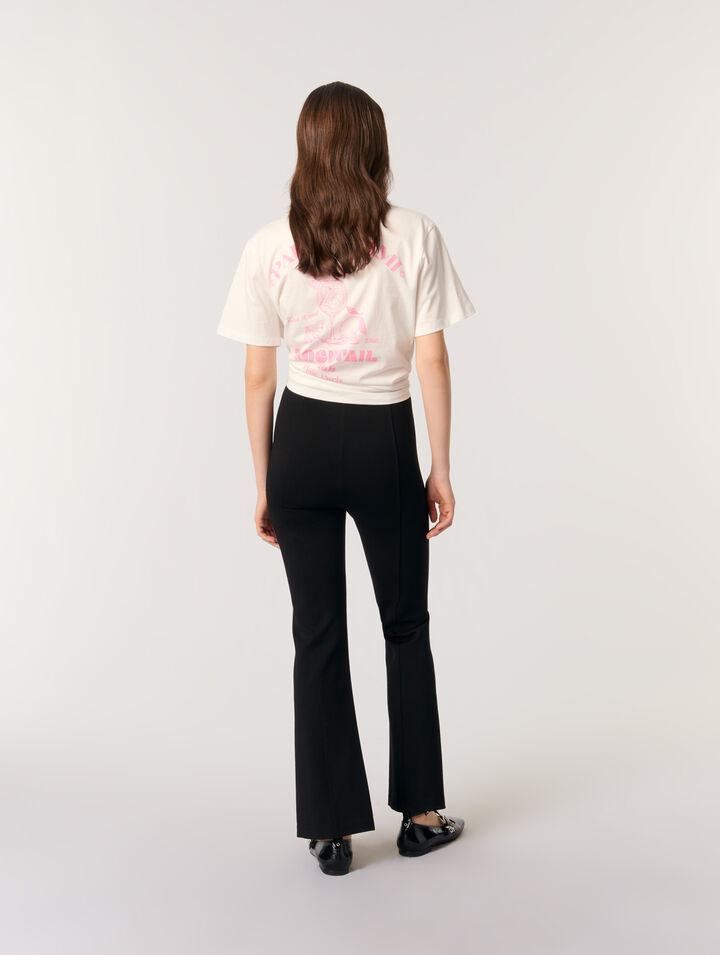 Pantalon fendu