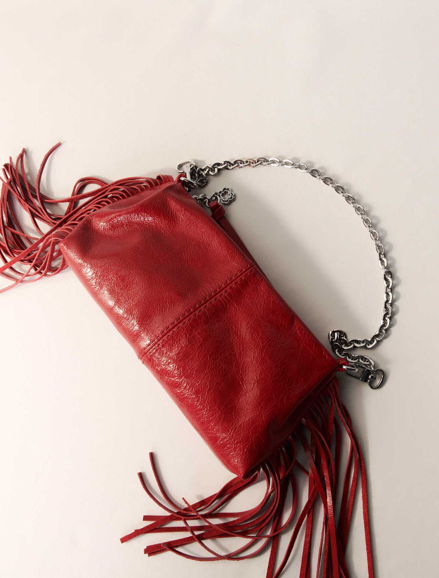 Pochette Miss M Pouch en cuir use